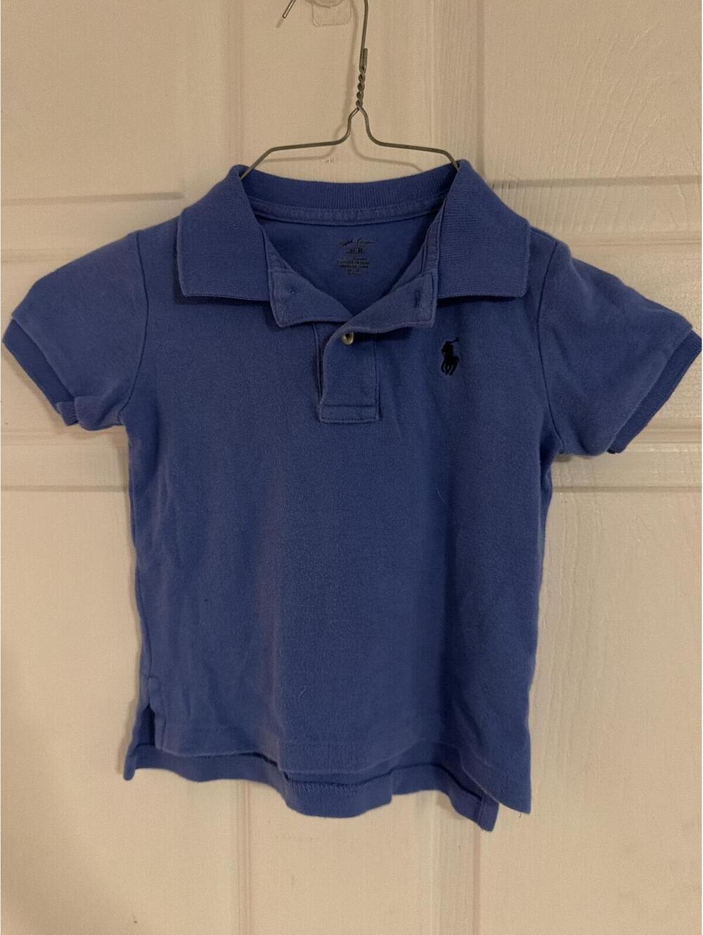 Polo Ralph Lauren Boys Blue Short Sleeve Polo Shirt
